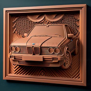 3D модель BMW E24 (STL)